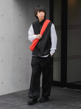 「SENSE OF PLACE by URBAN RESEARCH（センスオブプレイスバイアーバンリサーチ）のアイテム（その他アウター）」を使った、akiiiiさん（メンズ・181cm）の春コーディネート