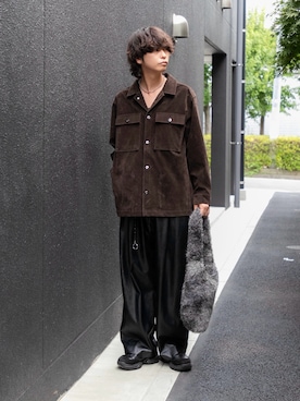 「アイテム（その他アウター）」を使った、akiiiiさん（メンズ・181cm）の秋コーディネート