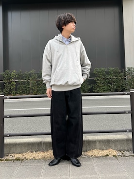「KBF（ケイビーエフ）のアイテム」を使った、akiiiiさん（メンズ・181cm）の冬コーディネート