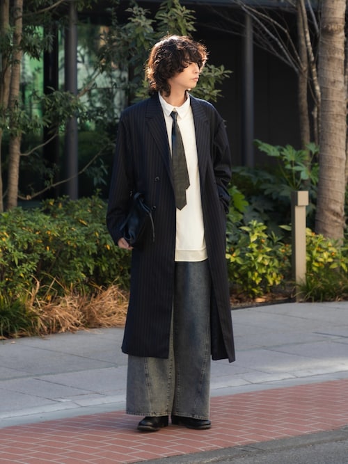 セール】ダブルブレストロングコート（その他アウター）｜SENSE OF