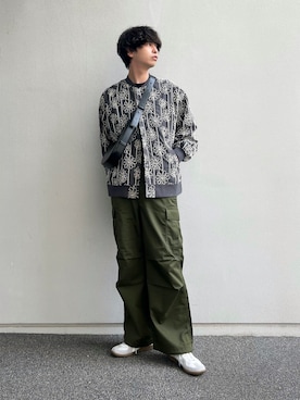 「SENSE OF PLACE by URBAN RESEARCH（センスオブプレイスバイアーバンリサーチ）のアイテム（スタジャン）」を使った、akiiiiさん（メンズ・181cm）の冬コーディネート