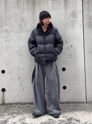 「SENSE OF PLACE by URBAN RESEARCH(センスオブプレイスバイアーバンリサーチ)の『別注』TAION×SENSE OF PLACE ダウンフーディジャケット(その他アウター)」を使った、わたべさん(メンズ・181cm)の秋コーディネート