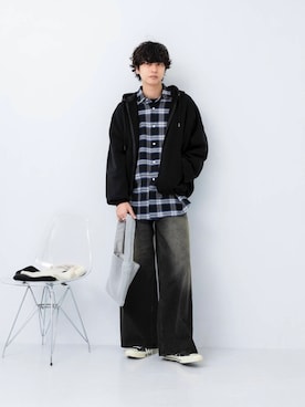 わたべさん（メンズ・181cm）の冬コーディネート