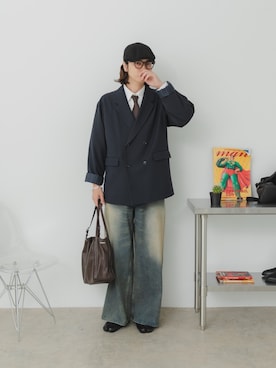 わたべさん(メンズ・181cm)の秋コーディネート