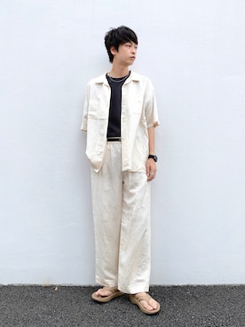 わたべさん（メンズ・181cm）の夏コーディネート