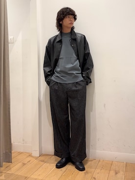 「アイテム（ブーツ）」を使った、akiiiiさん（メンズ・181cm）の秋コーディネート