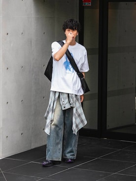 わたべさん(メンズ・181cm)の夏コーディネート