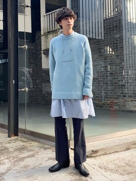 わたべさん(メンズ・181cm)の冬コーディネート