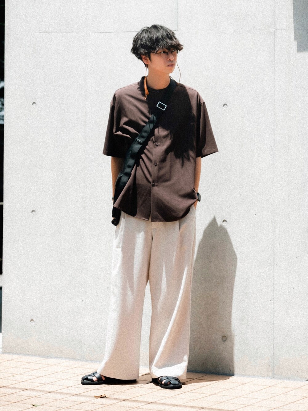 SUNSEA SNM4 wide straight pants