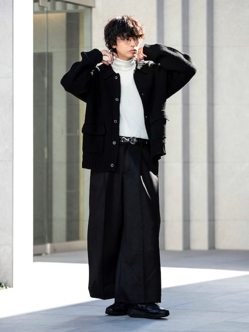 最終値下げ！CLELヴィンテージデザインフレアデニムパンツ グレイッシュブラック CLEL】Vintage Design Flare Denim Pants /ヴィンテージデザイン