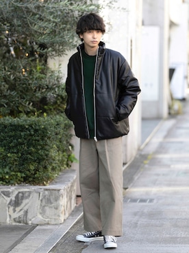 わたべさん（メンズ・181cm）の冬コーディネート