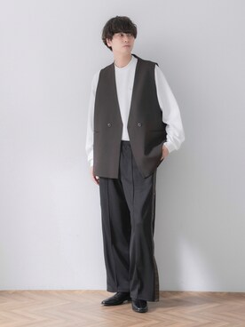 わたべさん（メンズ・181cm）の冬コーディネート