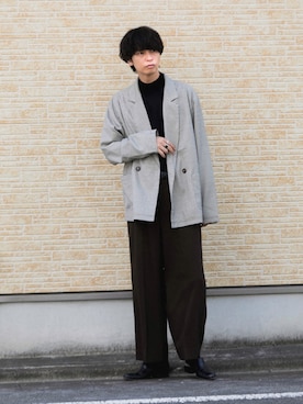 わたべさん(メンズ・181cm)の秋コーディネート