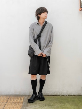 「SENSE OF PLACE by URBAN RESEARCH（センスオブプレイスバイアーバンリサーチ）のアイテム」を使った、akiiiiさん（メンズ・181cm）の秋コーディネート