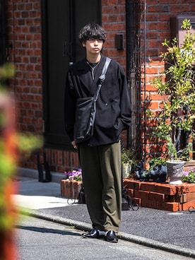 「SENSE OF PLACE by URBAN RESEARCH（センスオブプレイスバイアーバンリサーチ）のアイテム（その他アウター）」を使った、akiiiiさん（メンズ・181cm）の春コーディネート