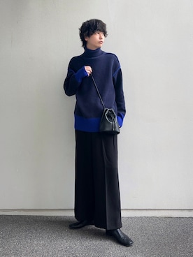 「KBF（ケイビーエフ）のアイテム」を使った、akiiiiさん（メンズ・181cm）の冬コーディネート