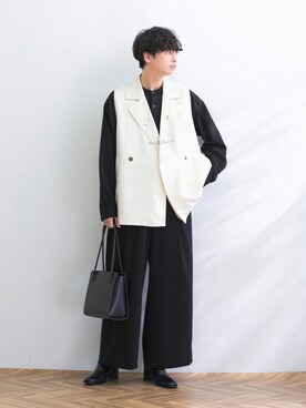 「SENSE OF PLACE by URBAN RESEARCH（センスオブプレイスバイアーバンリサーチ）のアイテム（その他アウター）」を使った、akiiiiさん（メンズ・181cm）の春コーディネート
