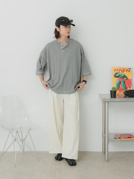 わたべさん(メンズ・181cm)の夏コーディネート