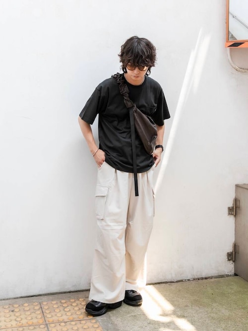 『ユニセックス』ワイドカーゴパンツ