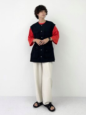 わたべさん（メンズ・181cm）の夏コーディネート