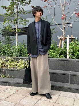 「KBF（ケイビーエフ）のアイテム」を使った、akiiiiさん（メンズ・181cm）の秋コーディネート