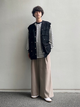 わたべさん（メンズ・181cm）の秋コーディネート