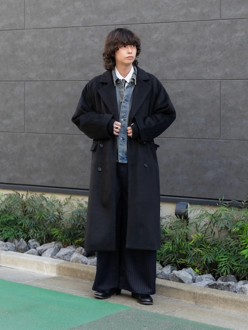 セール】ウールブレンドダブルロングコート（その他アウター）｜SENSE