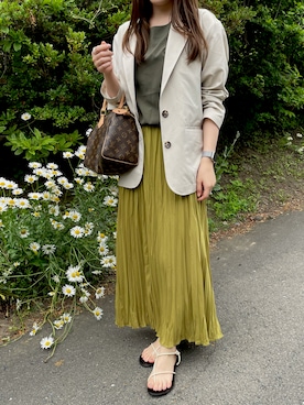 ももちゃんさん(レディース・160cm)の夏コーディネート