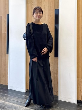 「ADAM ET ROPE'（アダムエロペ）のアイテム（スカート）」を使った、shindoさん（レディース・160cm）の秋コーディネート