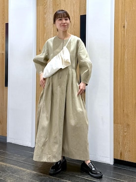 「アイテム（イヤリング）」を使った、shindoさん（レディース・159cm）の冬コーディネート