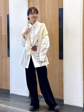 「アイテム（コインケース）」を使った、shindoさん（レディース・160cm・30代）の秋コーディネート