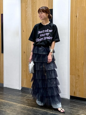 shindoさん（レディース・159cm）の夏コーディネート