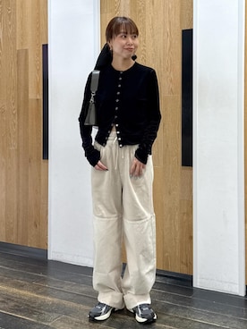 「アイテム（チューブトップ）」を使った、shindoさん（レディース・160cm）の秋コーディネート
