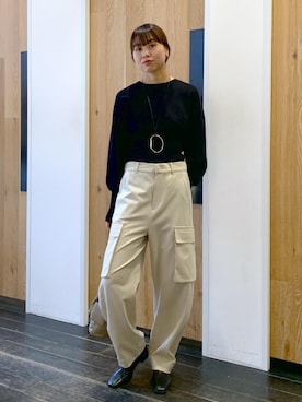 shindoさん（レディース・159cm）の冬コーディネート