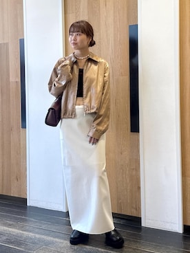 「アイテム（チョーカー）」を使った、shindoさん（レディース・160cm・30代）の秋コーディネート