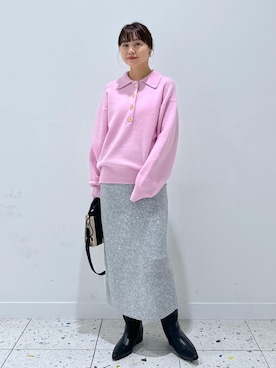 shindoさん（レディース・159cm）の冬コーディネート