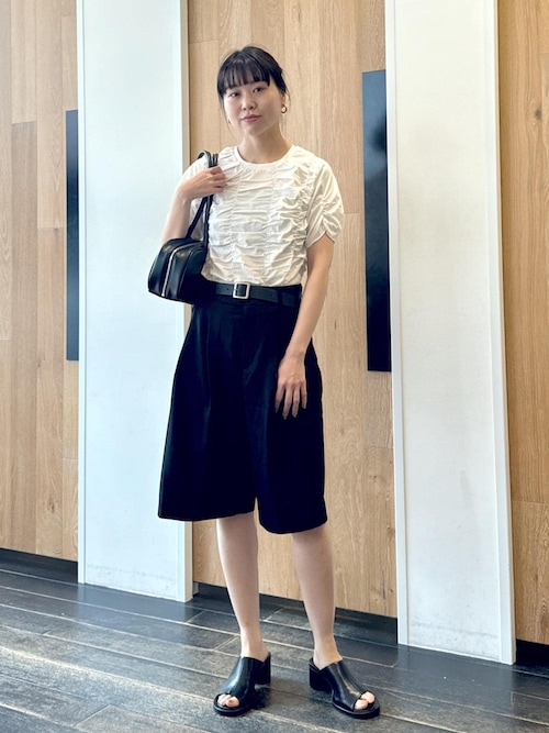お中元 お歳暮 お年賀 夏 冬 年末年始のご挨拶 ギフト 通販な サステナブル】オックスハーフパンツ（その他パンツ）｜ADAM ET パンツ