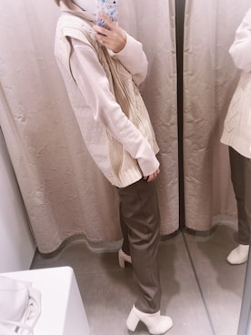 「Ameri（アメリ）のアイテム」を使った、rumiさん（レディース・162cm）の冬コーディネート
