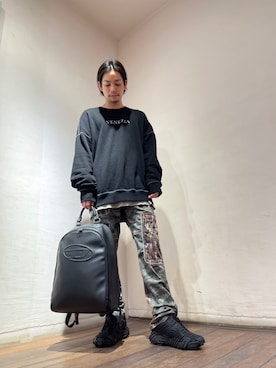 「DIESEL（ディーゼル）のアイテム（その他パンツ）」を使った、uekenさん（メンズ・169cm）の春コーディネート