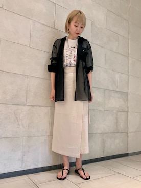 mari .さん（レディース・166cm）の夏コーディネート
