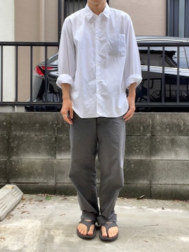 「MHL.」｜「アイテム（アクセサリー）」を使った、takahiroさん（メンズ・163cm）の夏コーディネート