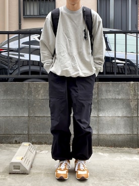 「NEW BALANCE（ニューバランス）の【別注】 ＜New Balance（ニューバランス）＞ RC205 SNK M/スニーカー（スニーカー）」を使った、takahiroさん（メンズ・163cm）の秋コーディネート