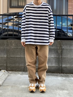 「NEW BALANCE（ニューバランス）の【別注】 ＜New Balance（ニューバランス）＞ RC205 SNK M/スニーカー（スニーカー）」を使った、takahiroさん（メンズ・163cm）の秋コーディネート