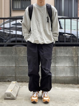 「NEW BALANCE（ニューバランス）の【別注】 ＜New Balance（ニューバランス）＞ RC205 SNK M/スニーカー（スニーカー）」を使った、takahiroさん（メンズ・163cm）の秋コーディネート