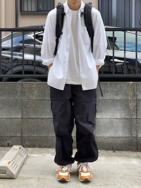 「NEW BALANCE（ニューバランス）の【別注】 ＜New Balance（ニューバランス）＞ RC205 SNK M/スニーカー（スニーカー）」を使った、takahiroさん（メンズ・163cm）の秋コーディネート