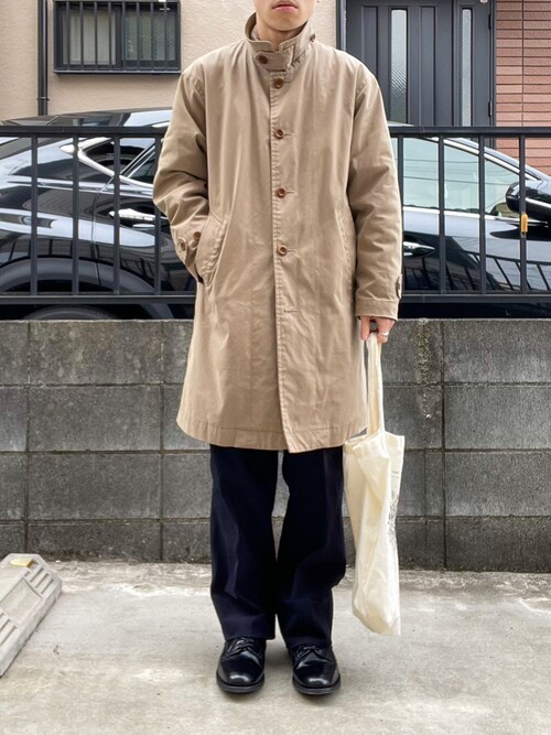 MHL.（エムエイチエル）の「COTTON NYLON CANVAS（ステンカラー