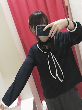 「夢展望（ユメテンボウ）のアイテム（パンツ）」を使った、れぃかさん（レディース・157cm）の夏コーディネート