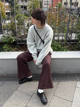 「デート/ロマンティック」｜「アイテム（レッグウェア）」を使った、あゆむさん（メンズ・179cm）の秋コーディネート