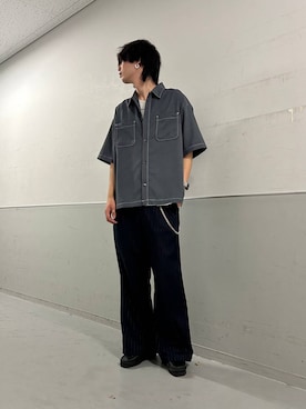 「RAGEBLUE（レイジブルー）のアイテム（アクセサリー）」を使った、あゆむさん（メンズ・179cm）の夏コーディネート