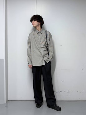 「RAGEBLUE（レイジブルー）のアイテム（Tシャツ/カットソー）」を使った、あゆむさん（メンズ・179cm）の春コーディネート